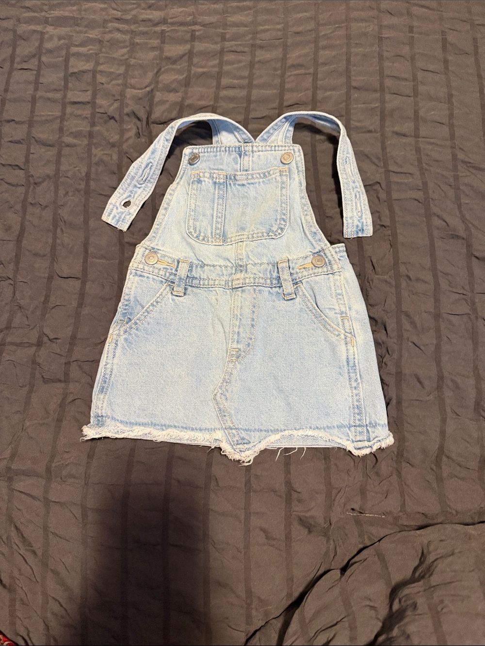 Old Navy Light Blue Denim Overall Skirt